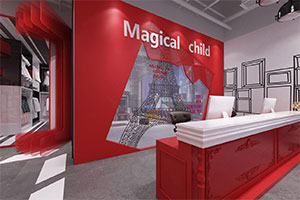 藝術傳媒培訓裝修設計全景